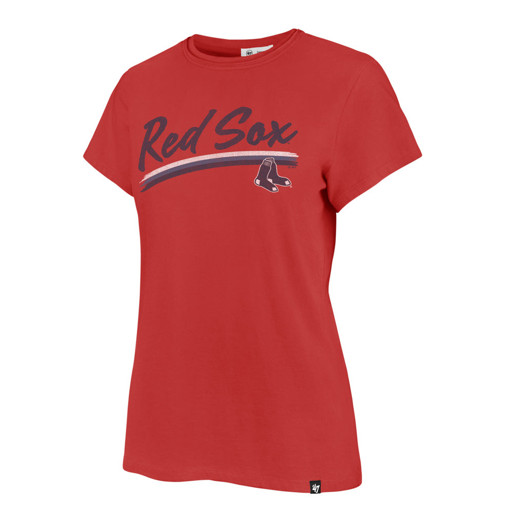 MLB Boston Red Sox Women&#39;s &#39;47 Bliss Frankie T-Shirt - Red