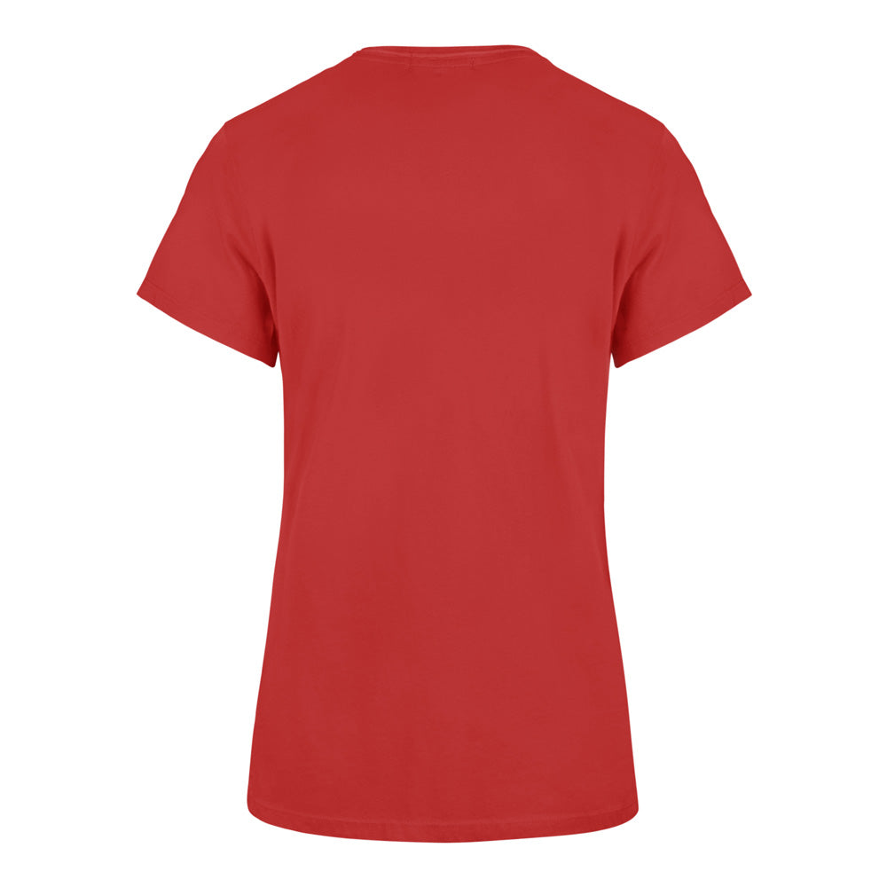 MLB Chicago Cubs Women&#39;s &#39;47 Bliss Frankie T-Shirt - Red