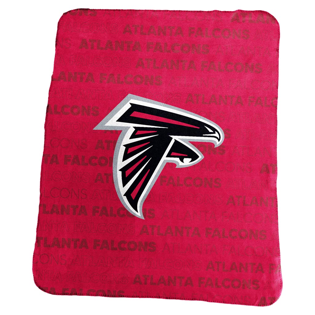 NFL Atlanta Falcons Logo Brands 50" x 60" Classic Fleece Blanket - Red