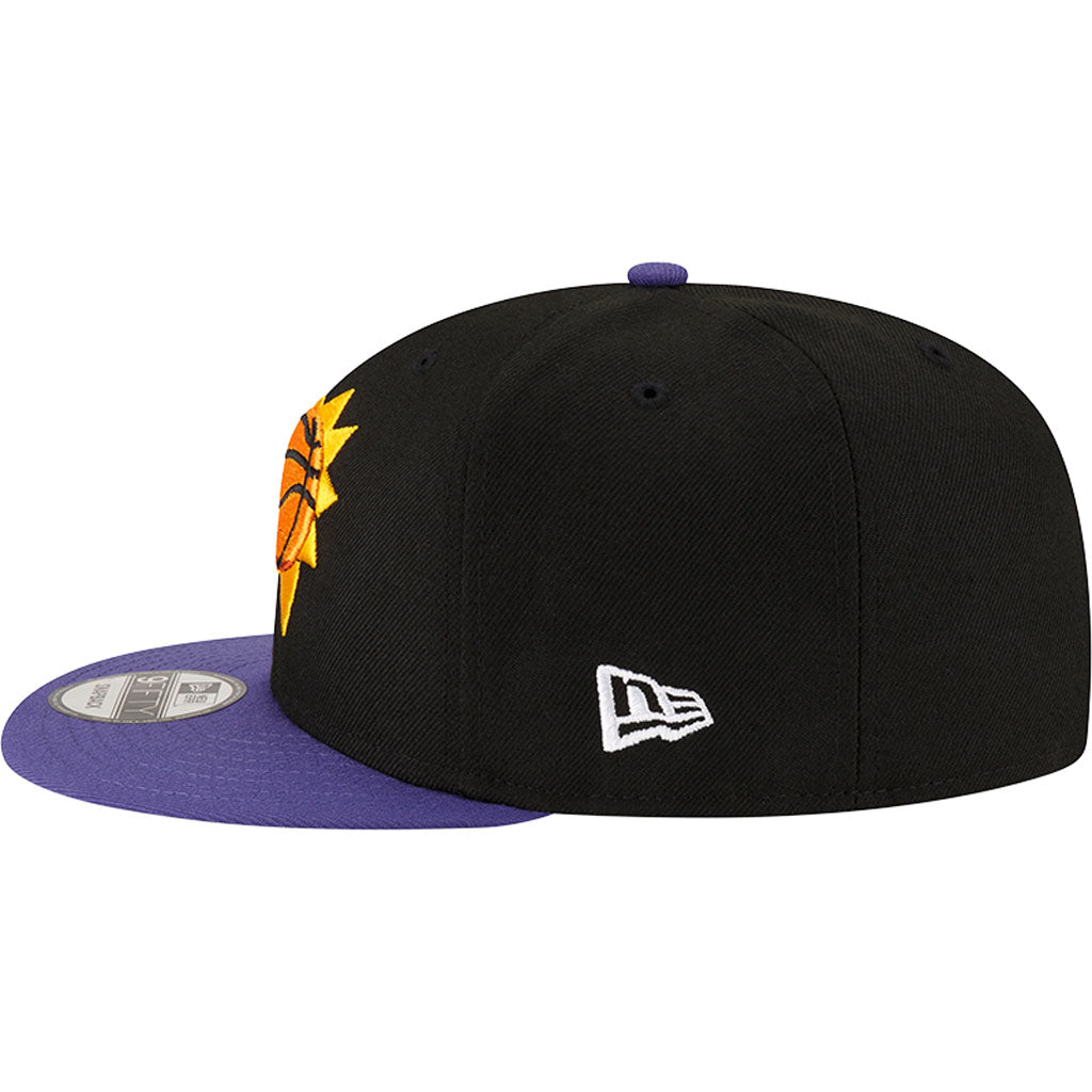 NBA Phoenix Suns New Era Two-Tone Basic 9FIFTY Snapback Hat - Black