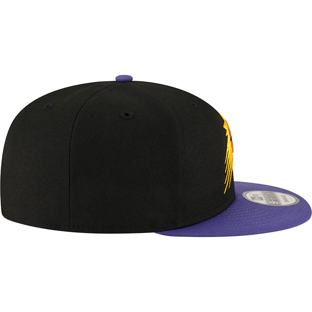 NBA Phoenix Suns New Era Two-Tone Basic 9FIFTY Snapback Hat - Black