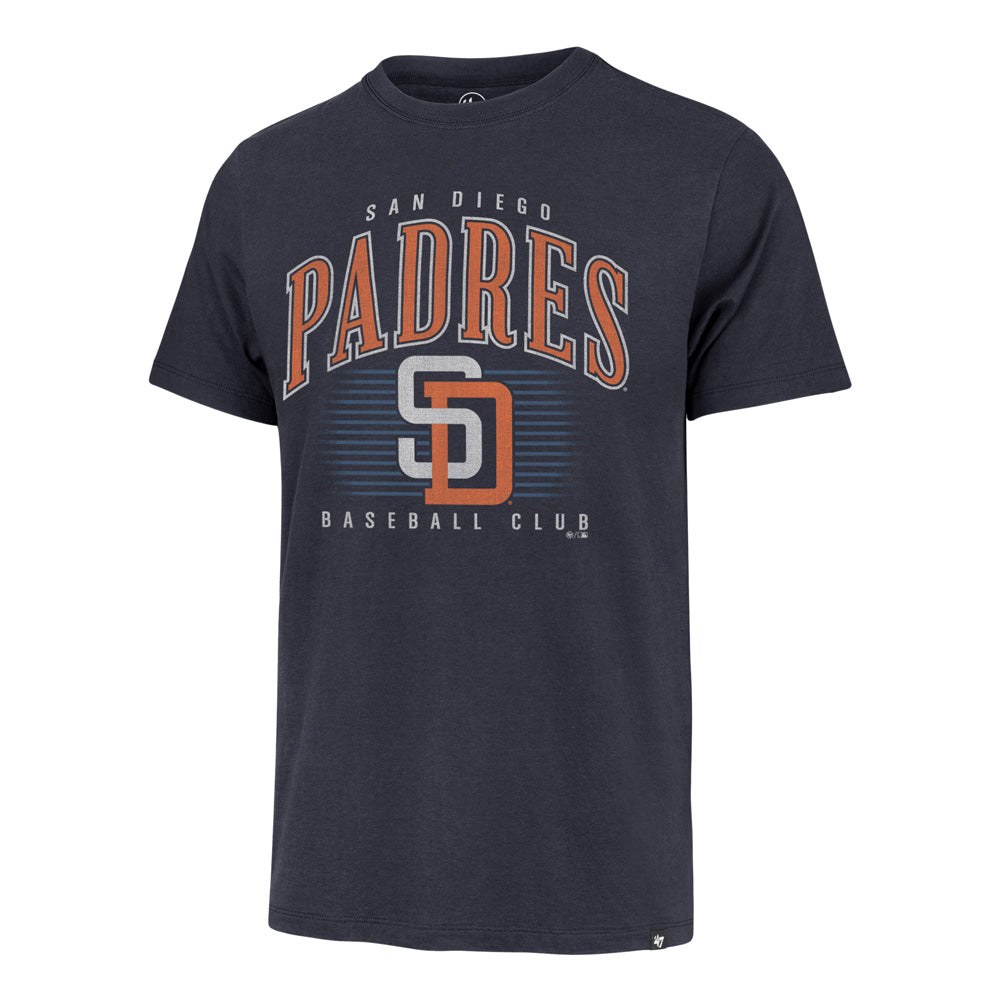MLB San Diego Padres '47 Double Header Franklin T-Shirt - Navy