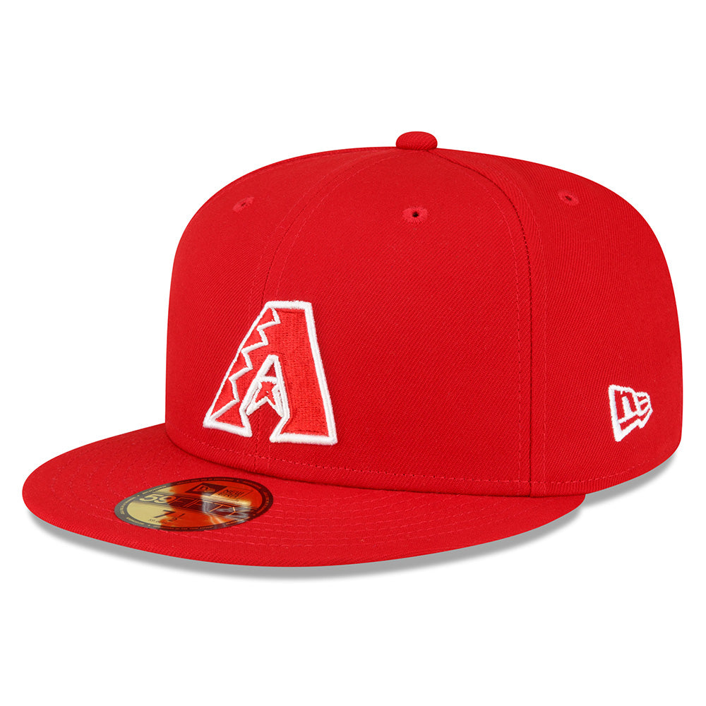 MLB Arizona Diamondbacks New Era Scarlet Side Patch 59FIFTY Fitted