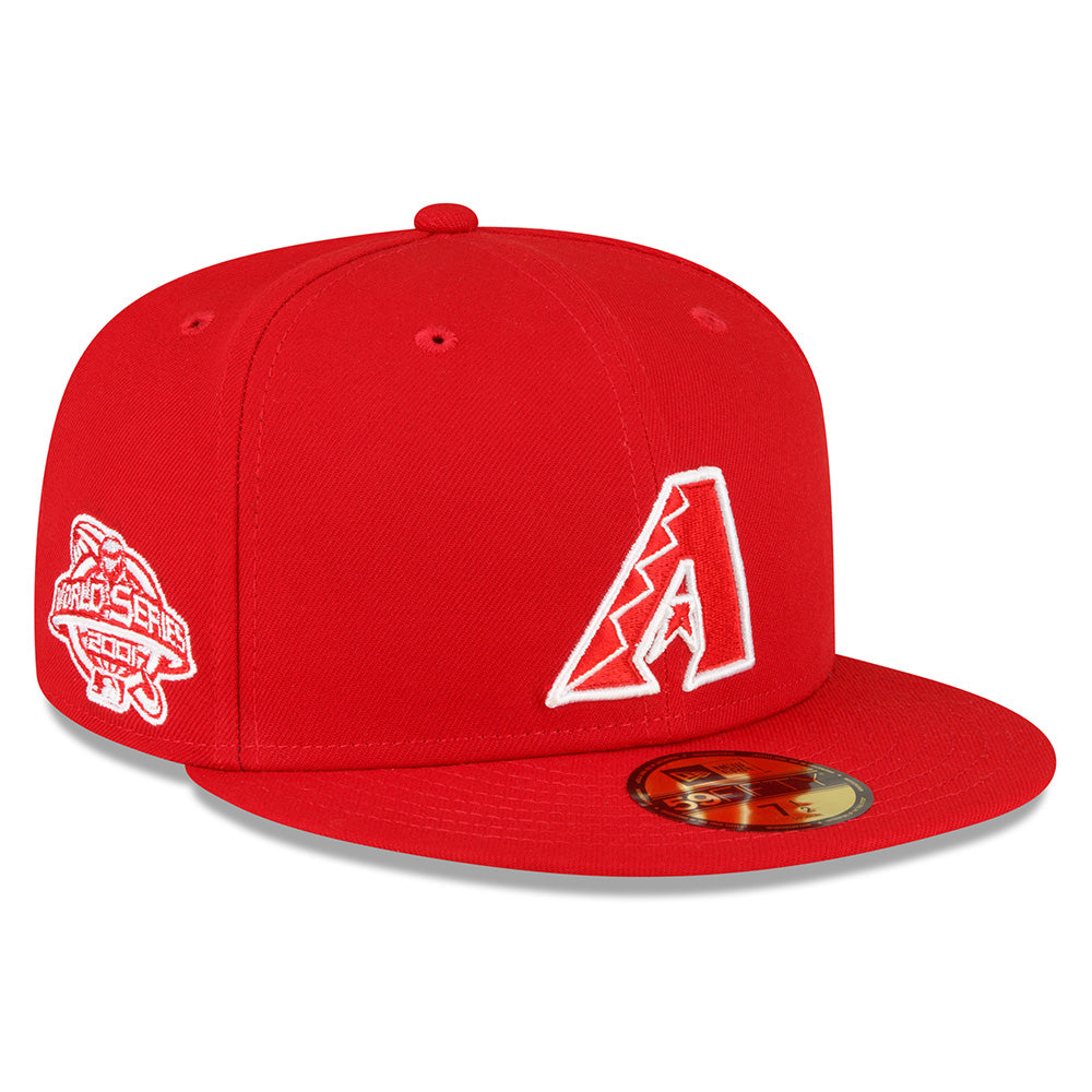 MLB Arizona Diamondbacks New Era Scarlet Side Patch 59FIFTY Fitted