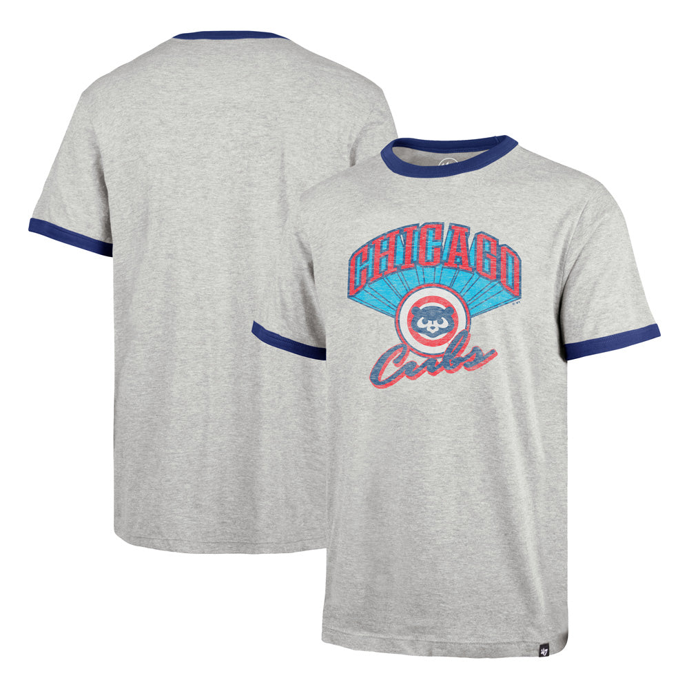 MLB Chicago Cubs '47 Wax Pack Dalton T-Shirt - Gray