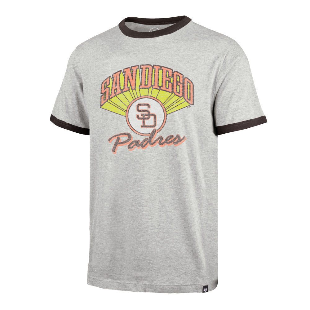 MLB San Diego Padres '47 Wax Pack Dalton T-Shirt - Gray