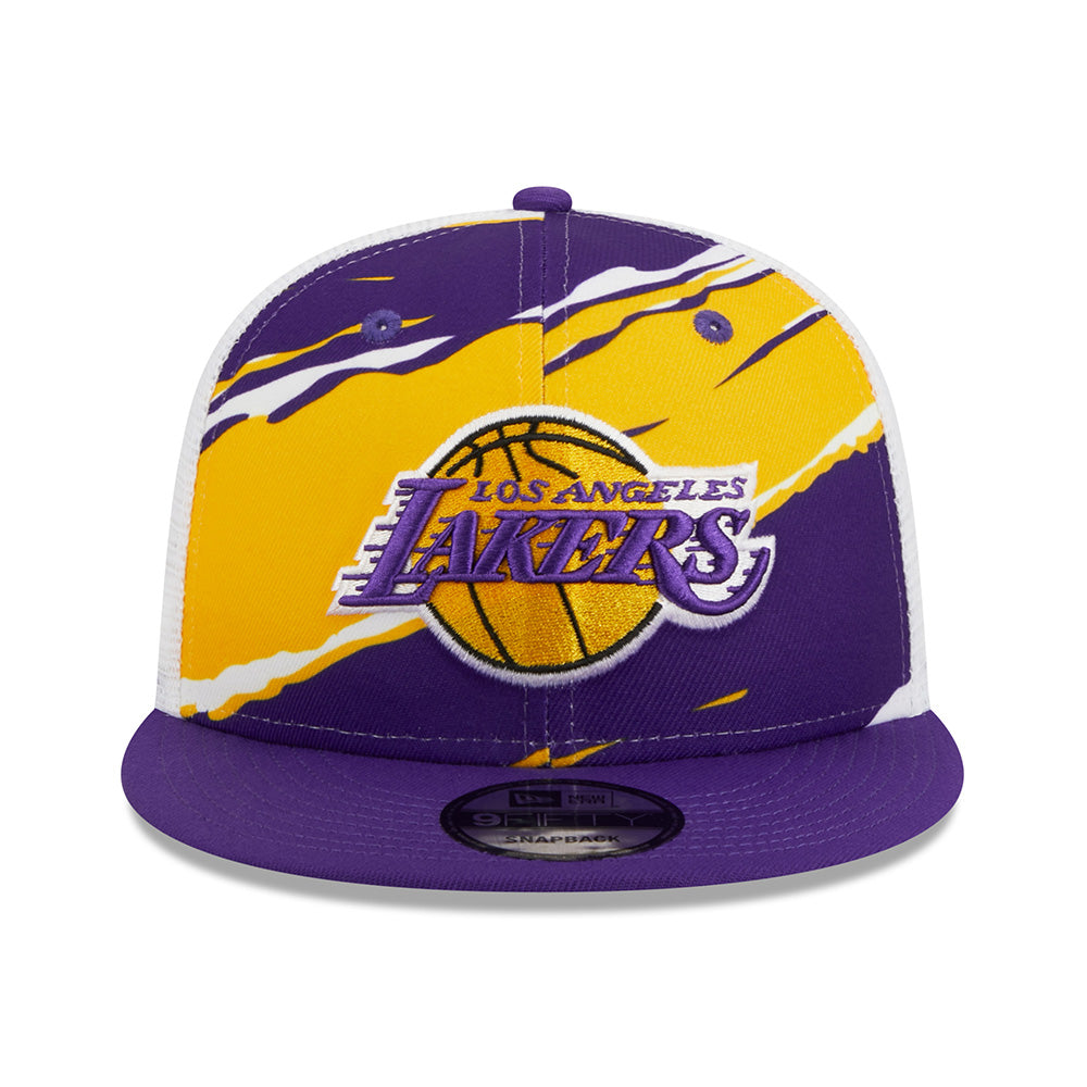 NBA Los Angeles Lakers New Era Tear 9FIFTY Trucker Snapback
