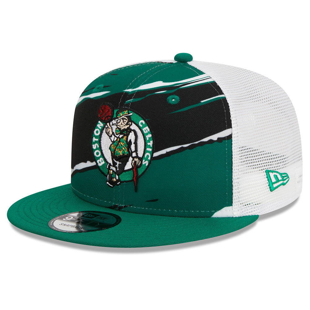 NBA Boston Celtics New Era Tear 9FIFTY Trucker Snapback