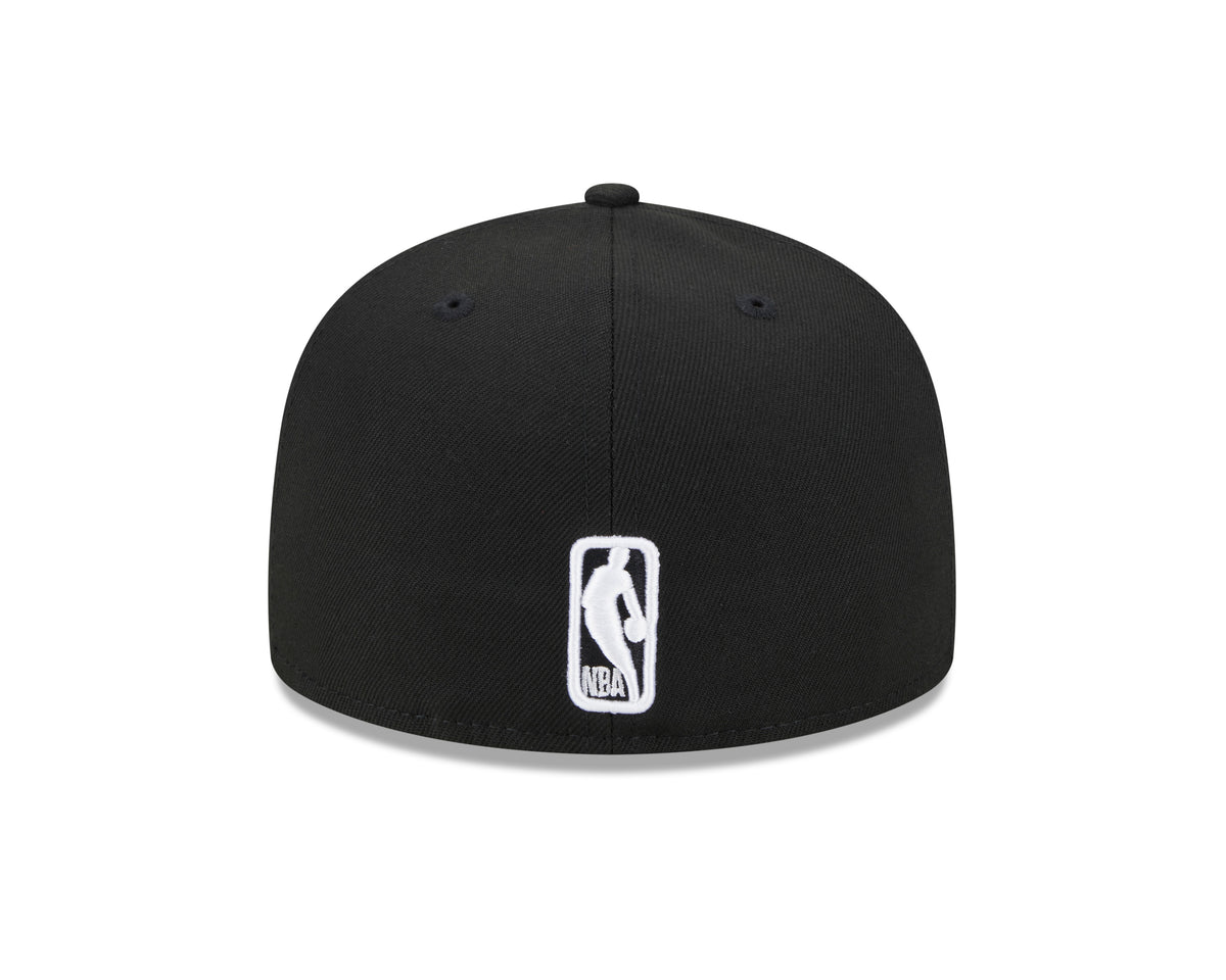 NBA Phoenix Suns New Era Side Patch Black & White 59FIFTY Fitted Hat- Black