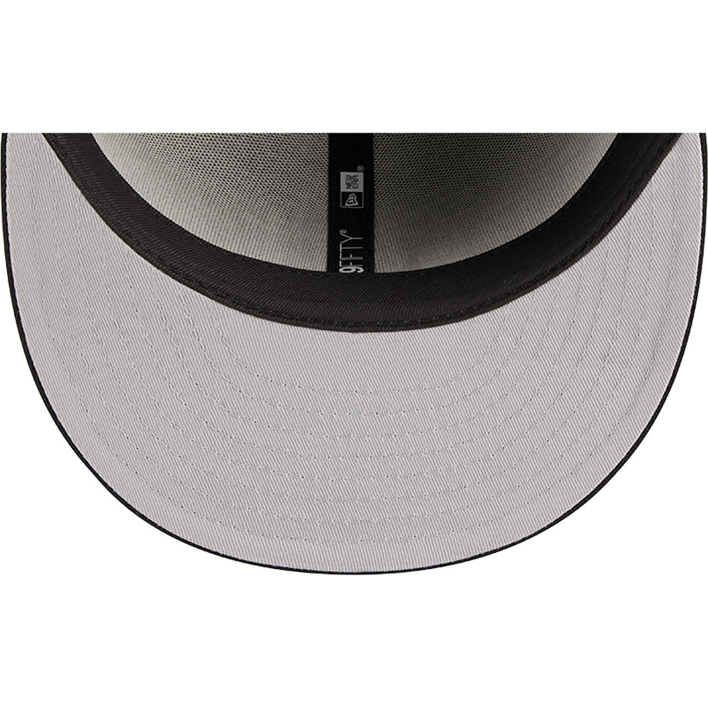 NFL San Francisco 49ers New Era Side Patch Black & White 59FIFTY Fitted Hat - Black