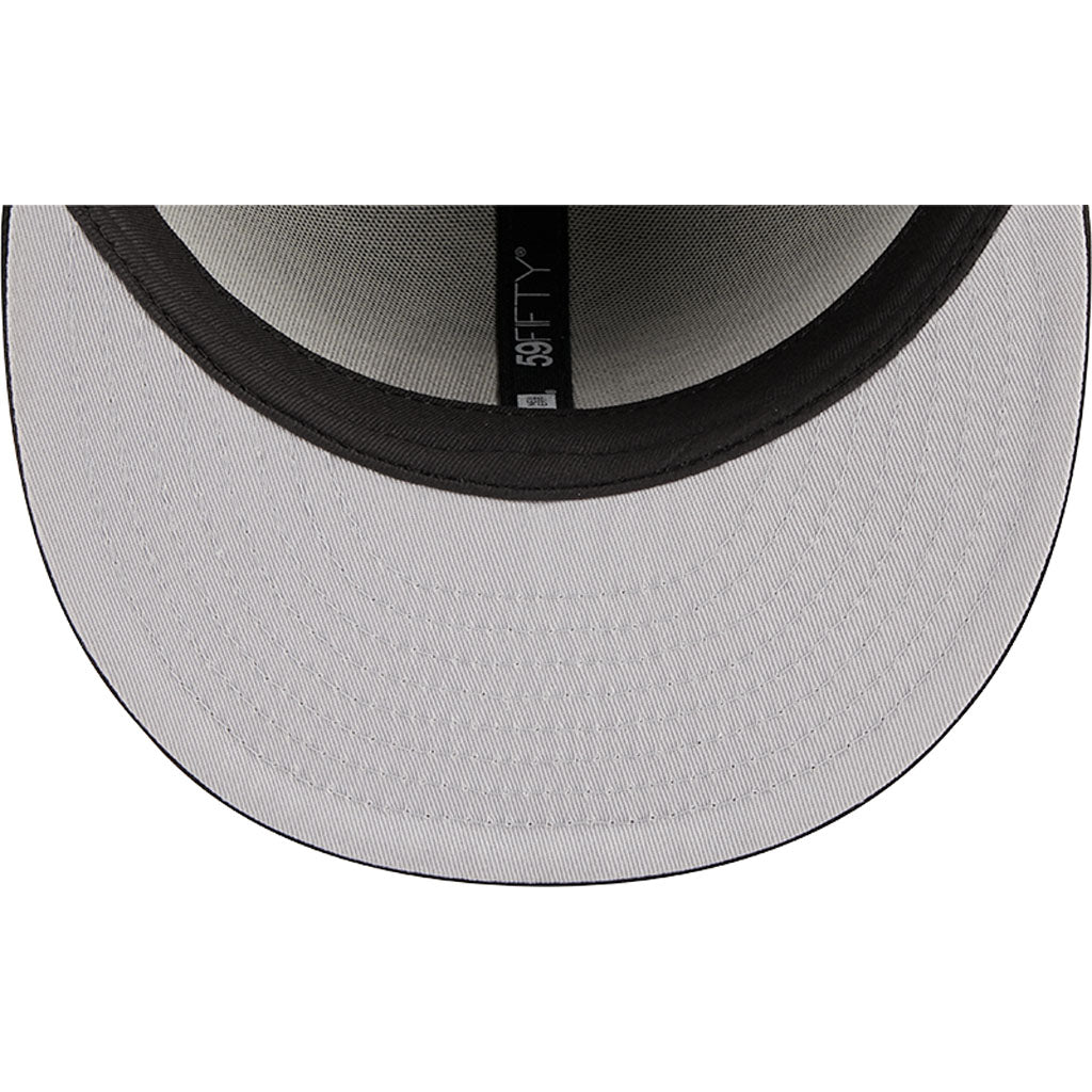MLB Chicago White Sox New Era Side Patch Black & White 59FIFTY Fitted Hat - Black