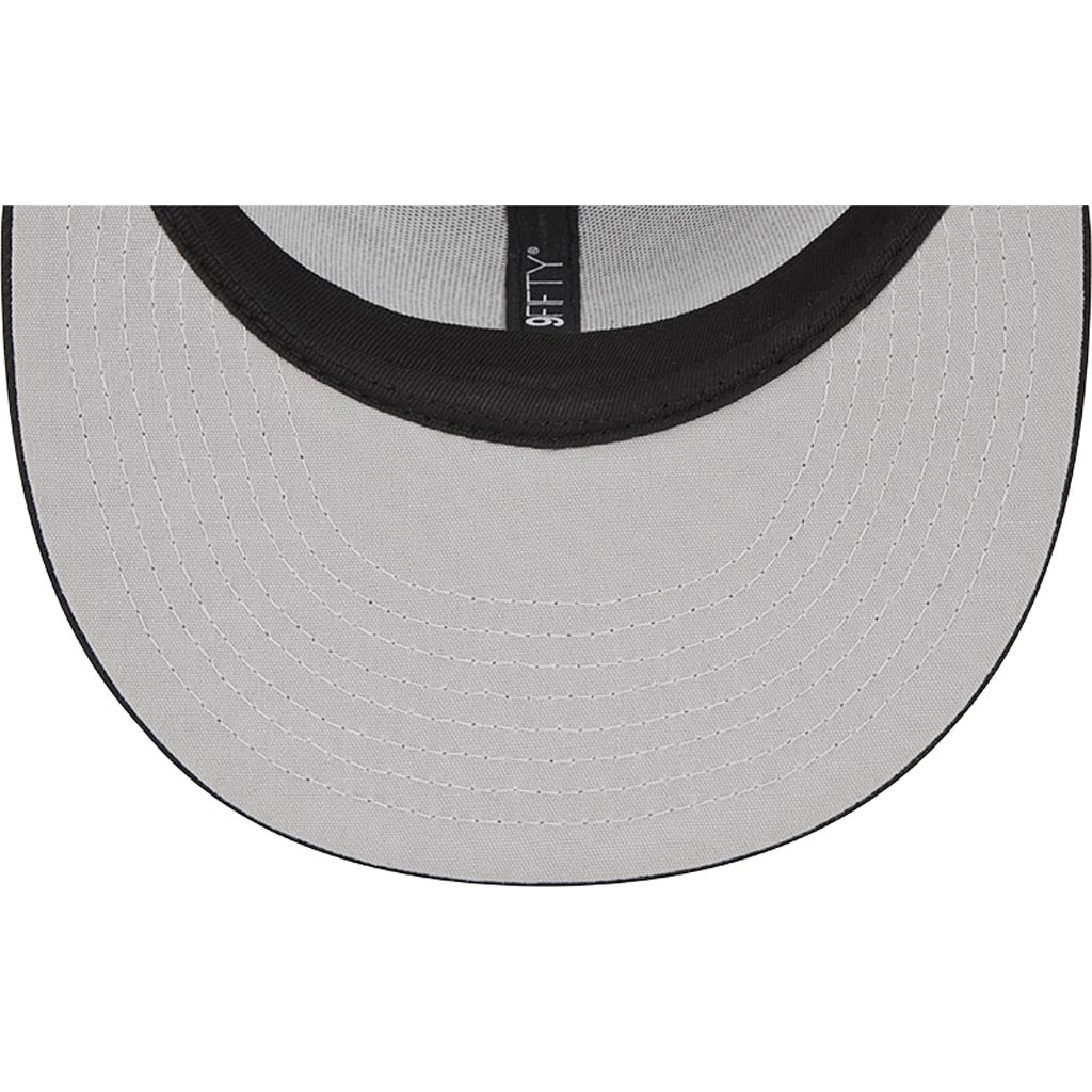 NBA Boston Celtics New Era Black & White 9FIFTY Snapback Trucker Hat - Black