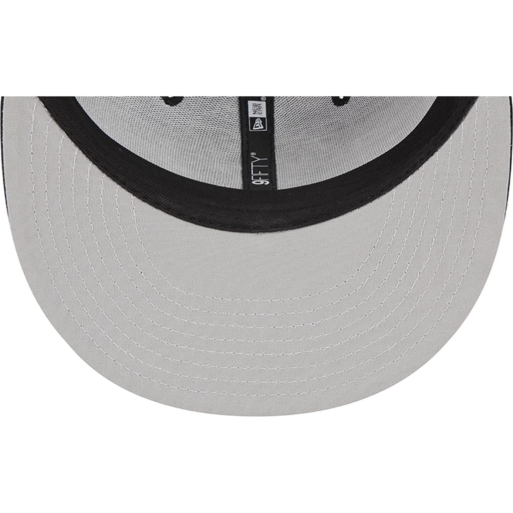 NFL Atlanta Falcons New Era Black & White 9FIFTY Snapback Trucker Hat - Black