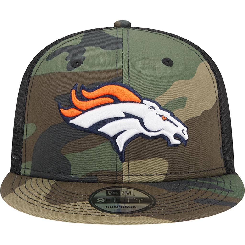 NFL Denver Broncos New Era Mesh Trucker 9FIFTY Snapback Hat - Camo
