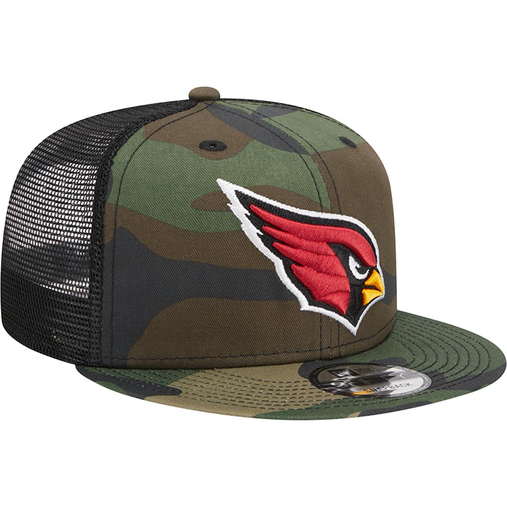 NFL Arizona Cardinals New Era Mesh Trucker 9FIFTY Snapback Hat - Camo