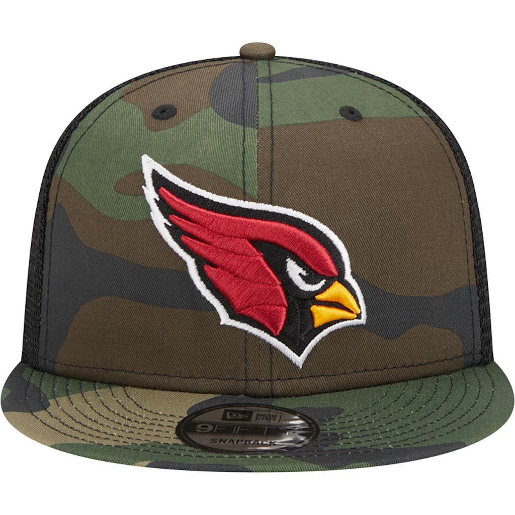 NFL Arizona Cardinals New Era Mesh Trucker 9FIFTY Snapback Hat - Camo