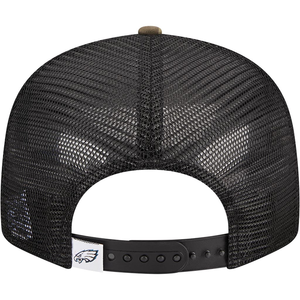 NFL Philadelphia Eagles New Era Mesh Trucker 9FIFTY Snapback Hat - Camo