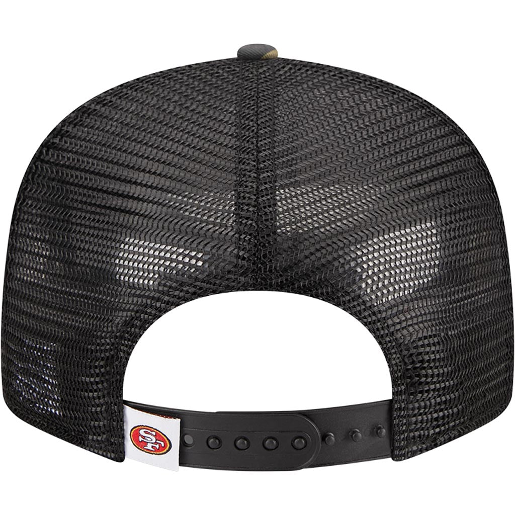 NFL San Francisco 49ers New Era Mesh Trucker 9FIFTY Snapback Hat - Camo