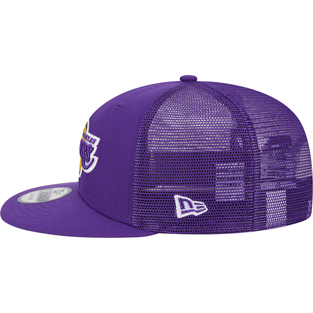 NBA Los Angeles Lakers New Era OTC Trucker 9FIFTY Snapback Hat - Purple
