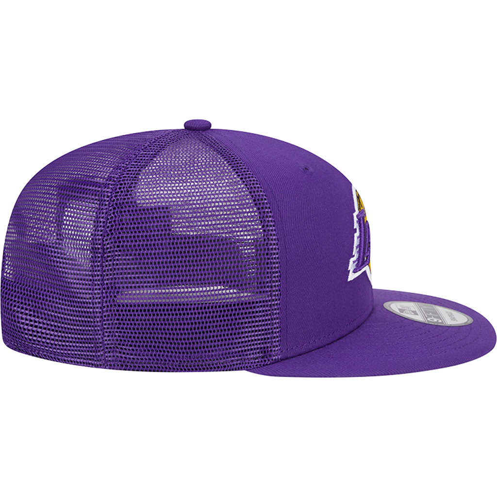 NBA Los Angeles Lakers New Era OTC Trucker 9FIFTY Snapback Hat - Purple