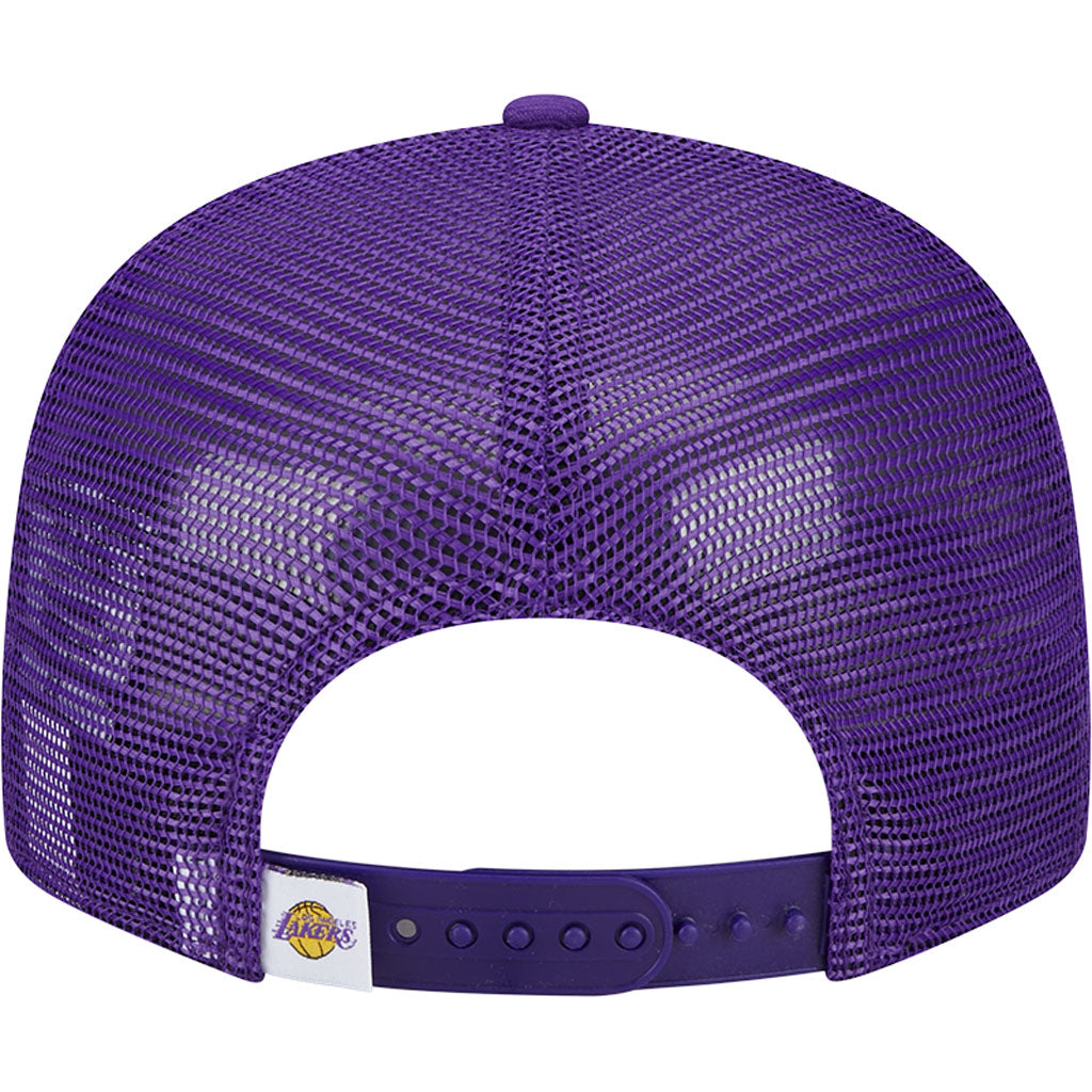 NBA Los Angeles Lakers New Era OTC Trucker 9FIFTY Snapback Hat - Purple