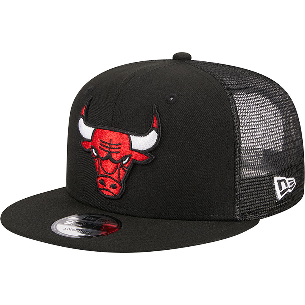 NBA Chicago Bulls New Era OTC Trucker 9FIFTY Snapback Hat - Black