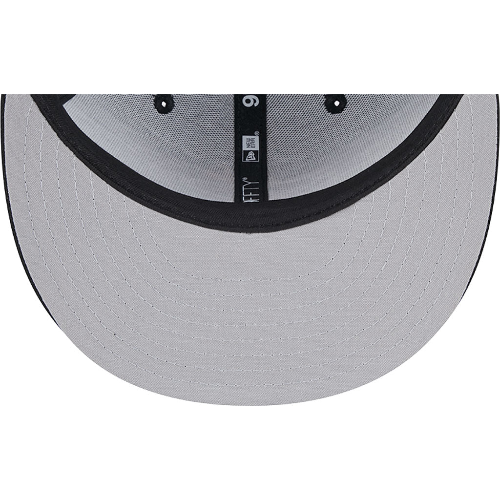 NBA Miami Heat New Era OTC Trucker 9FIFTY Snapback Hat - Black