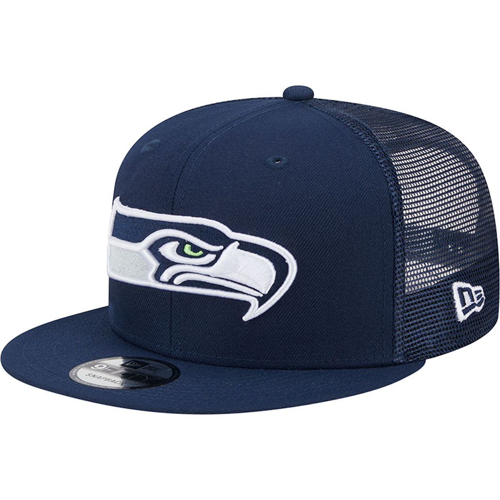 NFL Seattle Seahawks New Era Primary OTC Trucker 9FIFTY Snapback Hat - Navy