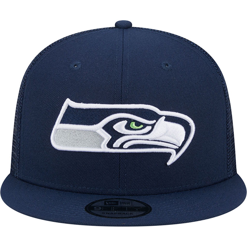 NFL Seattle Seahawks New Era Primary OTC Trucker 9FIFTY Snapback Hat - Navy