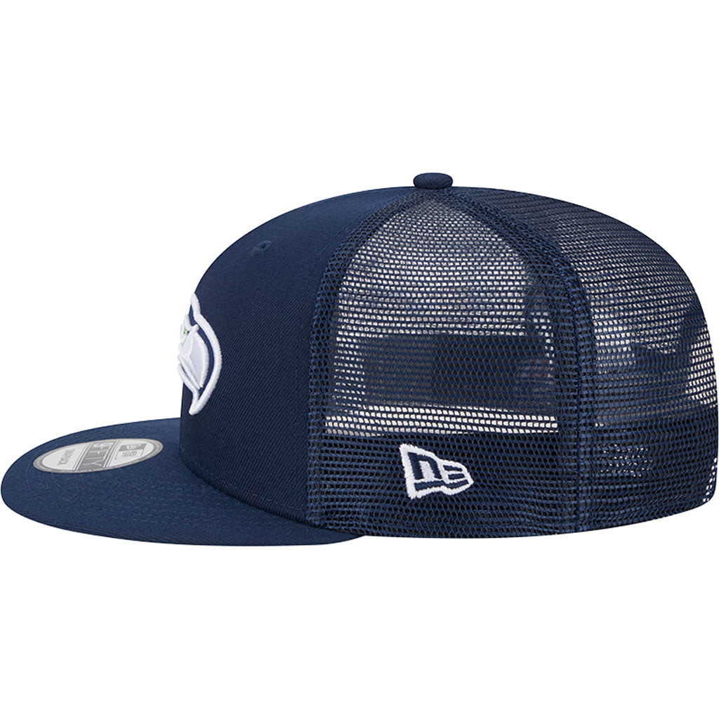 NFL Seattle Seahawks New Era Primary OTC Trucker 9FIFTY Snapback Hat - Navy
