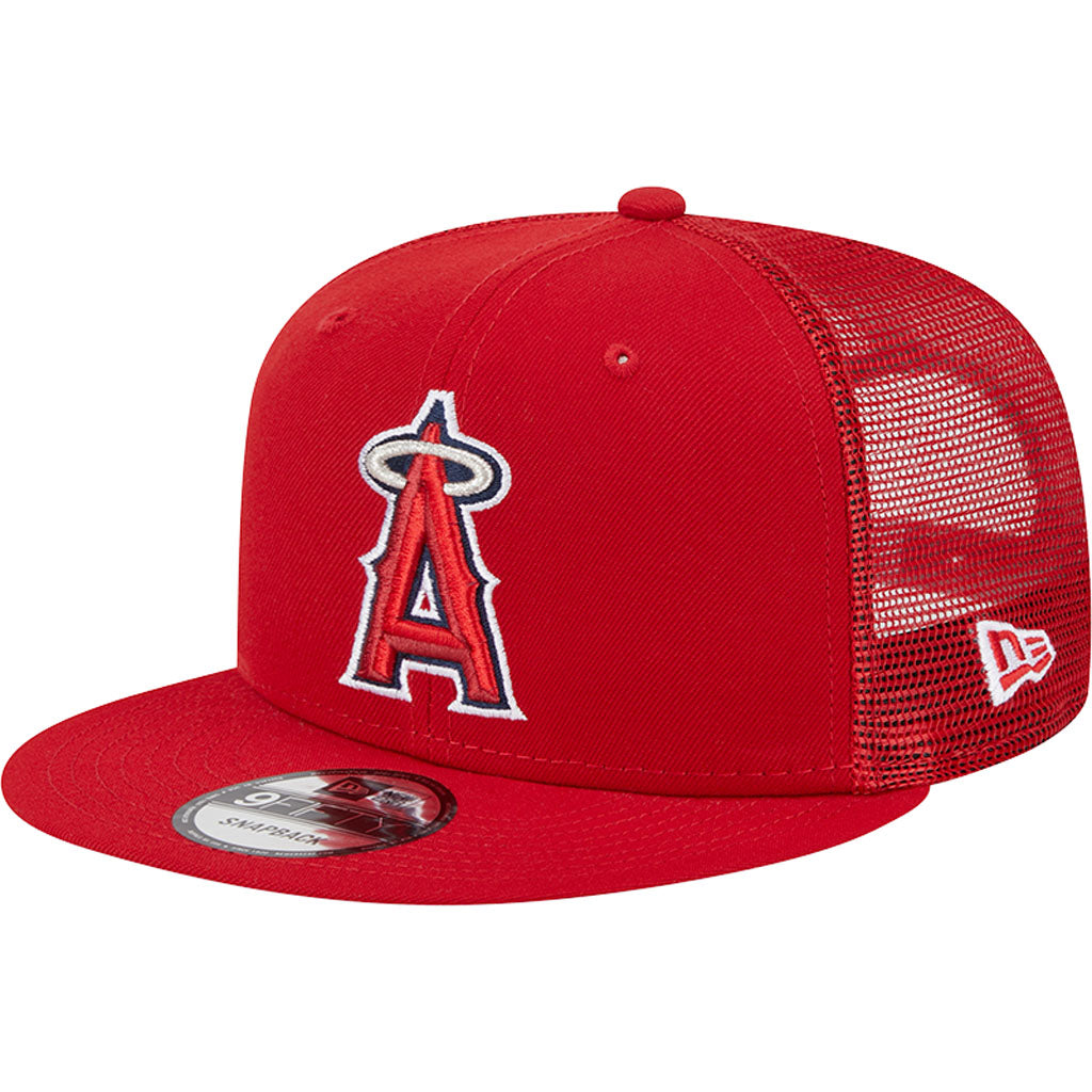 MLB Los Angeles Angels New Era OTC Trucker 9FIFTY Snapback Hat - Red