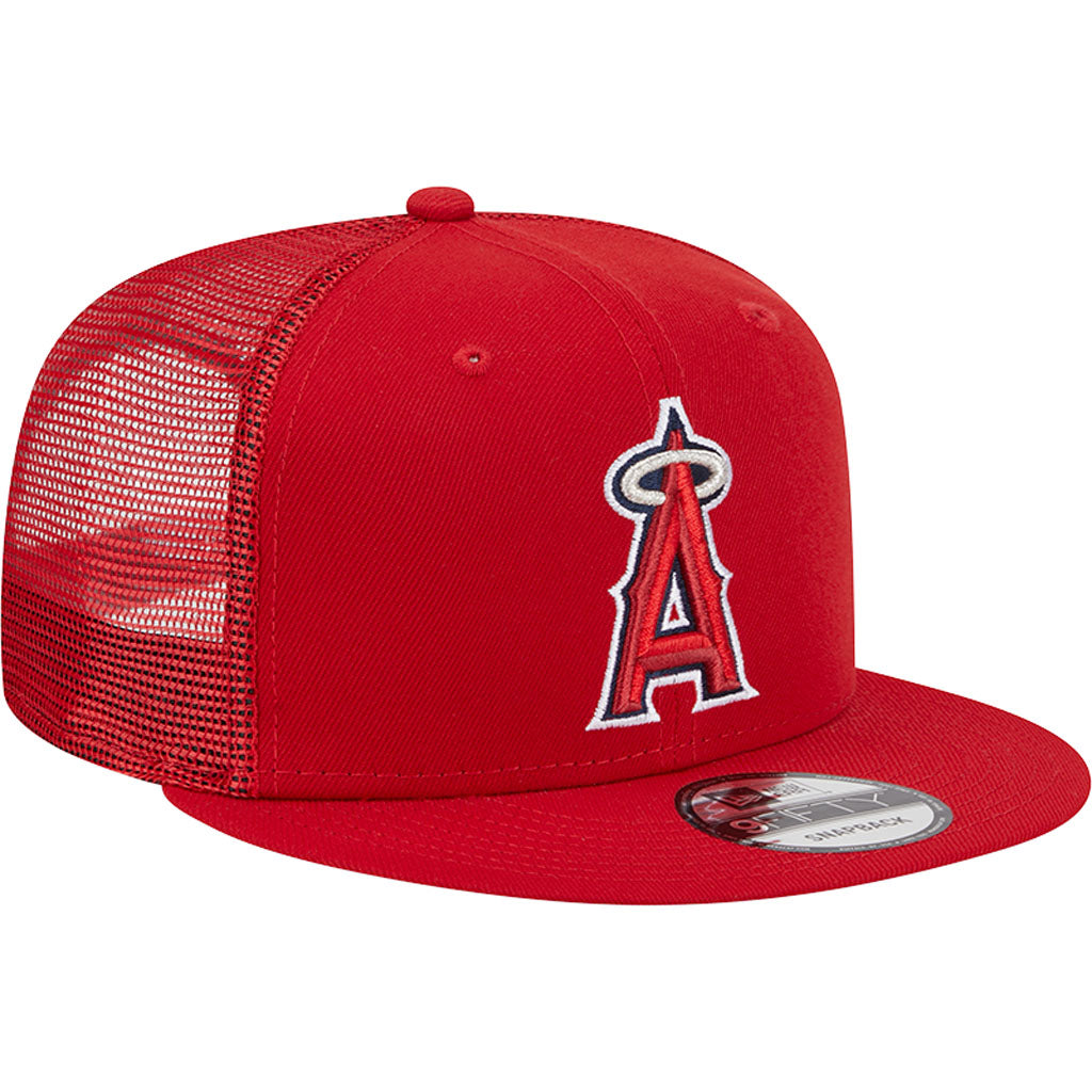 MLB Los Angeles Angels New Era OTC Trucker 9FIFTY Snapback Hat - Red
