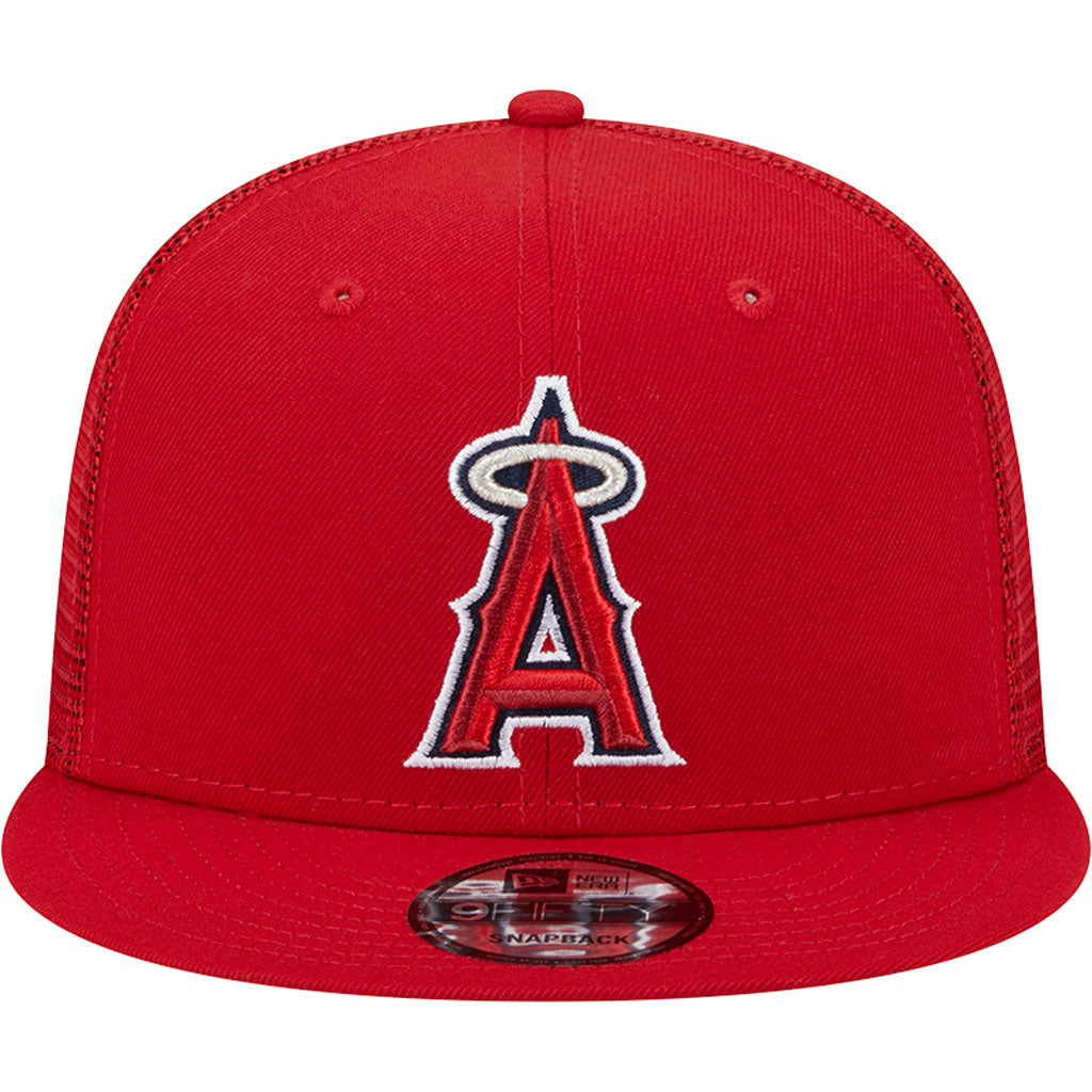 MLB Los Angeles Angels New Era OTC Trucker 9FIFTY Snapback Hat - Red