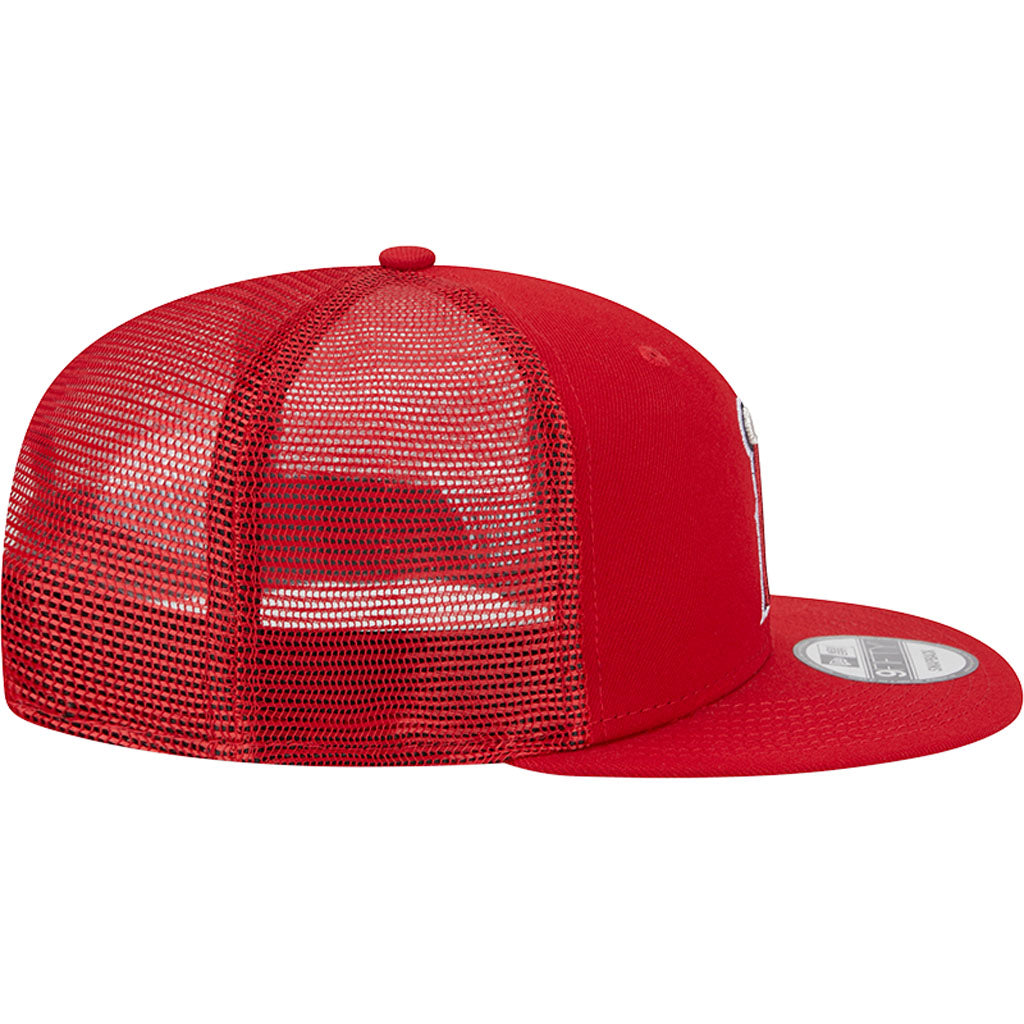 MLB Los Angeles Angels New Era OTC Trucker 9FIFTY Snapback Hat - Red