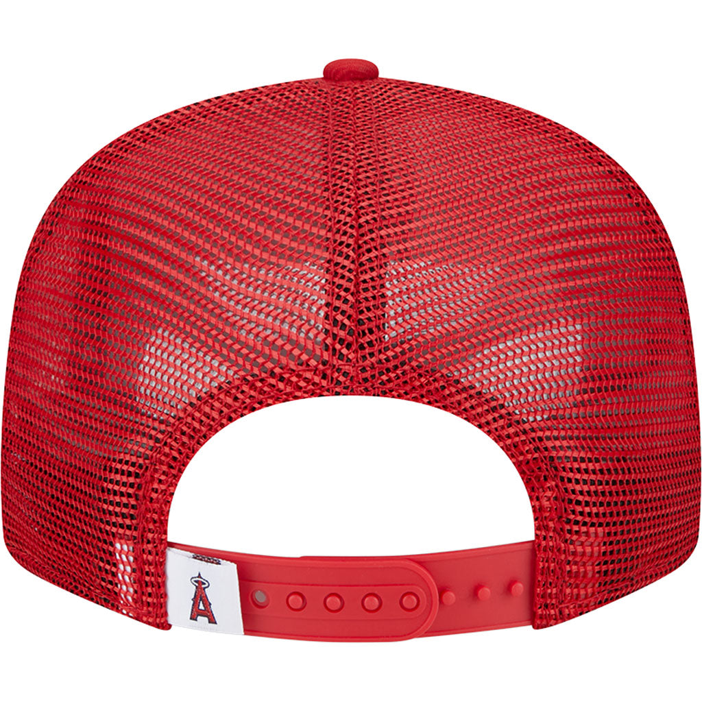 MLB Los Angeles Angels New Era OTC Trucker 9FIFTY Snapback Hat - Red