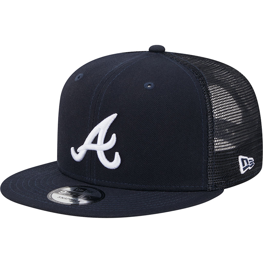MLB Atlanta Braves New Era OTC Trucker 9FIFTY Snapback Hat - Navy