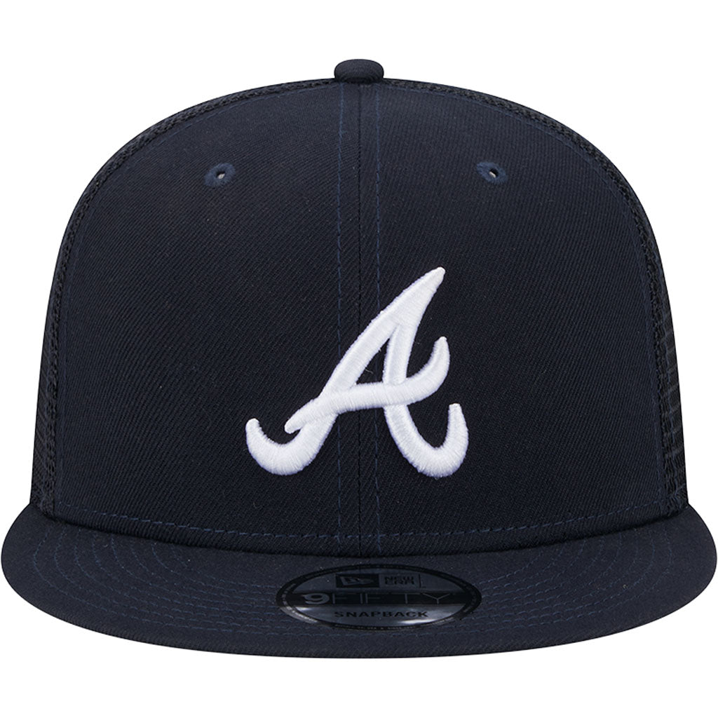 MLB Atlanta Braves New Era OTC Trucker 9FIFTY Snapback Hat - Navy