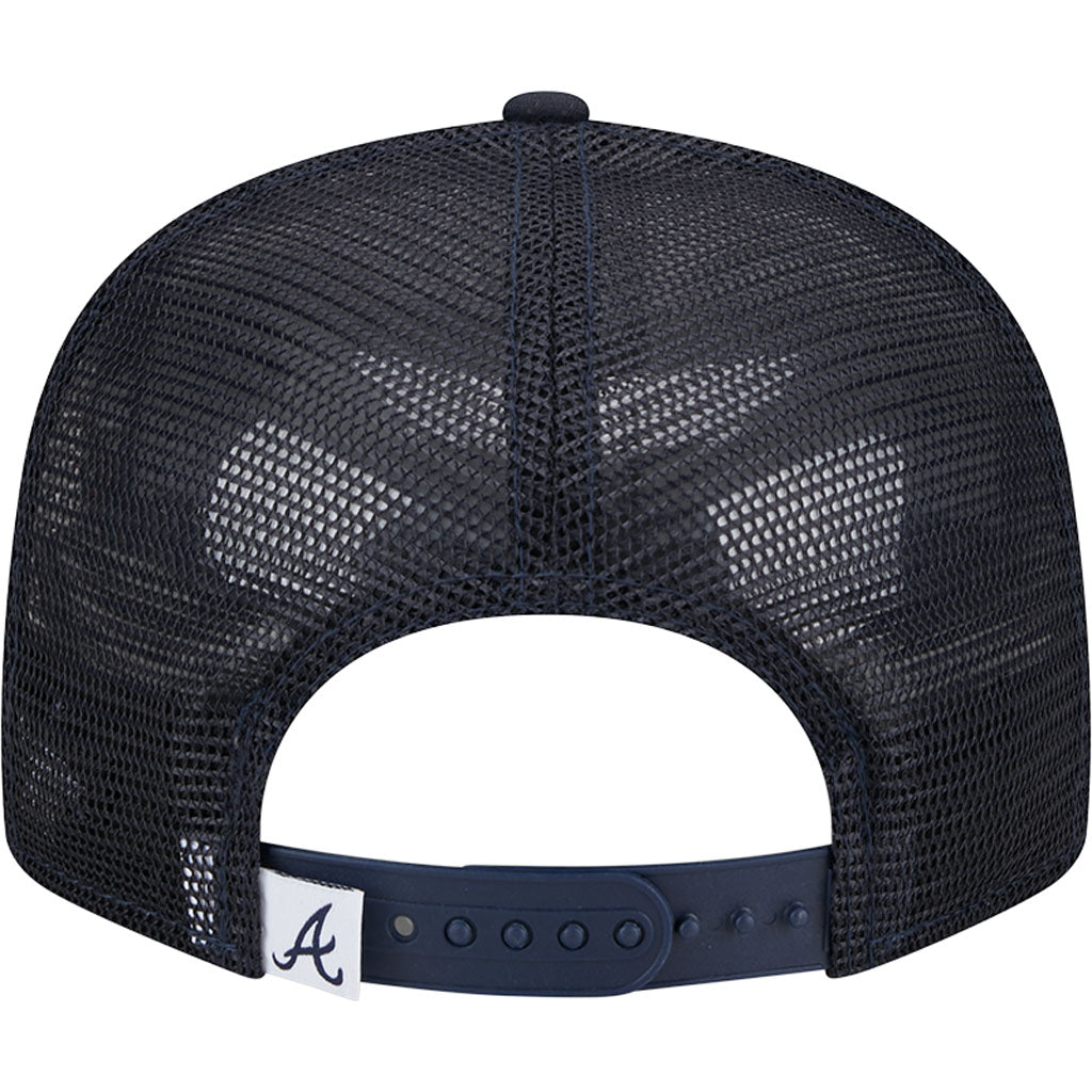 MLB Atlanta Braves New Era OTC Trucker 9FIFTY Snapback Hat - Navy