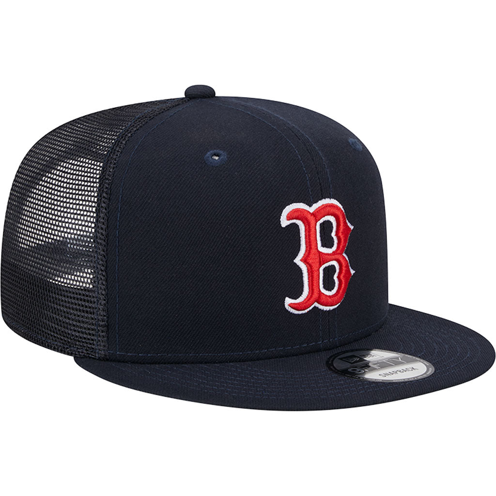 MLB Boston Red Sox New Era OTC Trucker 9FIFTY Snapback Hat - Navy