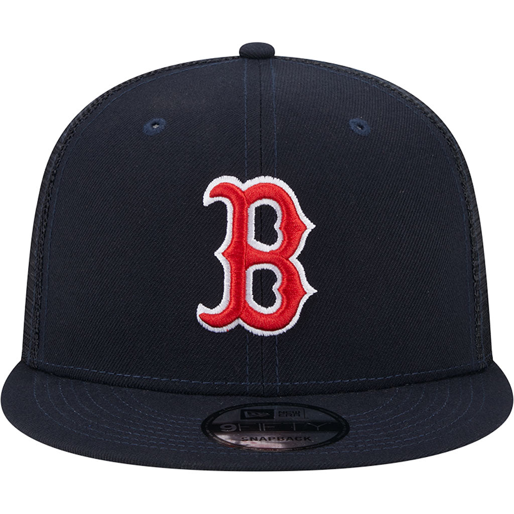 MLB Boston Red Sox New Era OTC Trucker 9FIFTY Snapback Hat - Navy