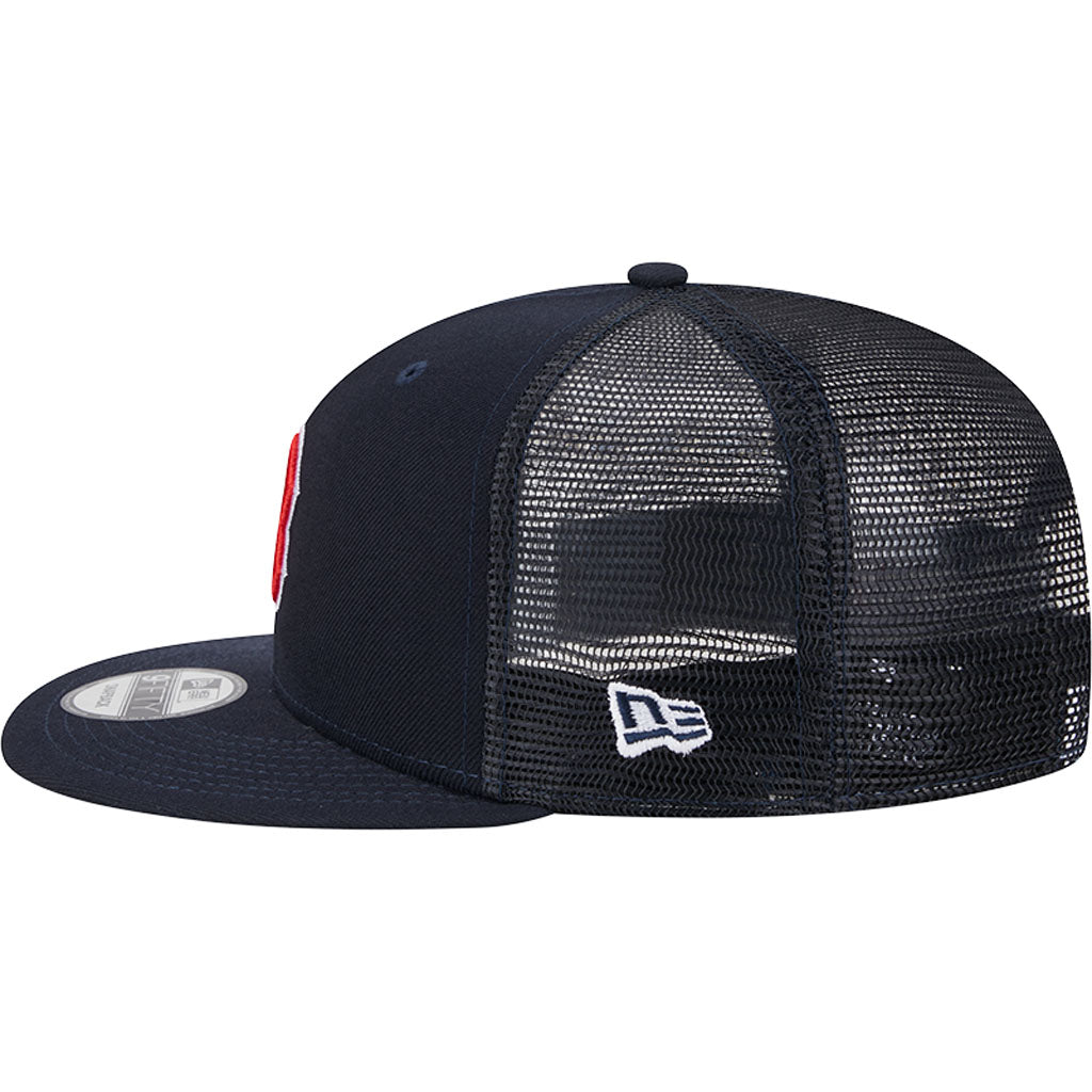 MLB Boston Red Sox New Era OTC Trucker 9FIFTY Snapback Hat - Navy