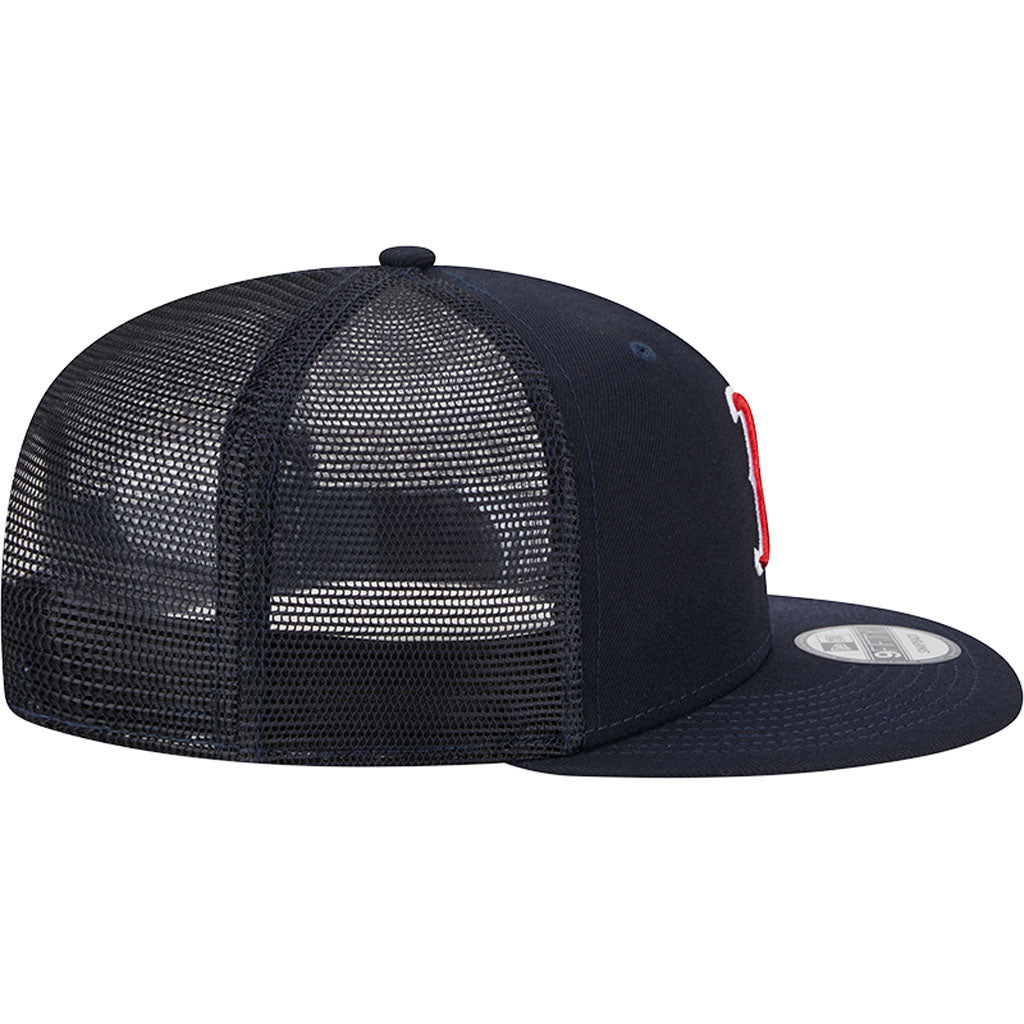 MLB Boston Red Sox New Era OTC Trucker 9FIFTY Snapback Hat - Navy