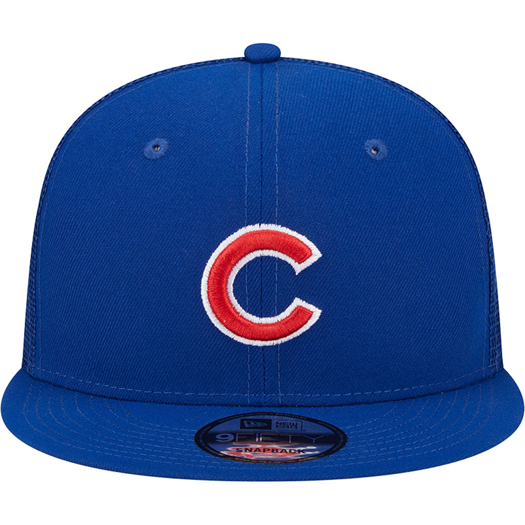 MLB Chicago Cubs New Era OTC Trucker 9FIFTY Snapback Hat - Blue
