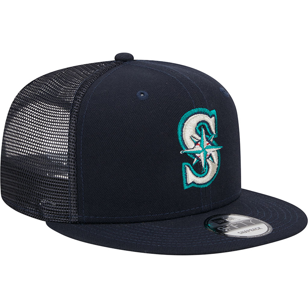 MLB Seattle Mariners New Era OTC Trucker 9FIFTY Snapback Hat - Navy