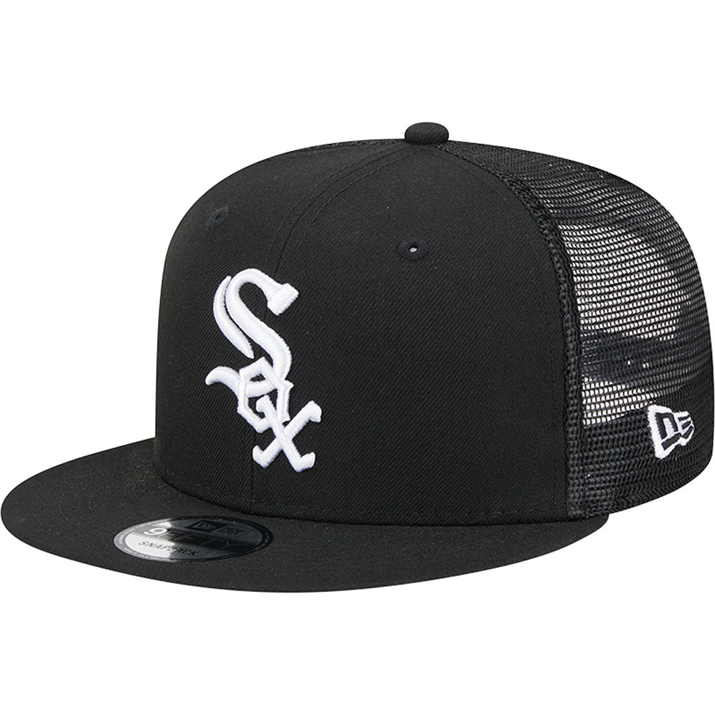 MLB Chicago White Sox New Era OTC Trucker 9FIFTY Snapback Hat - Black