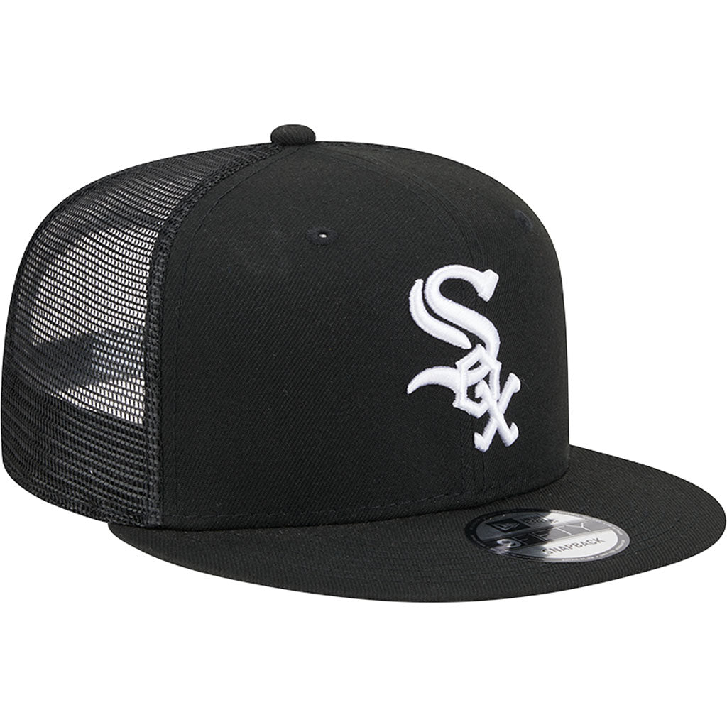 MLB Chicago White Sox New Era OTC Trucker 9FIFTY Snapback Hat - Black