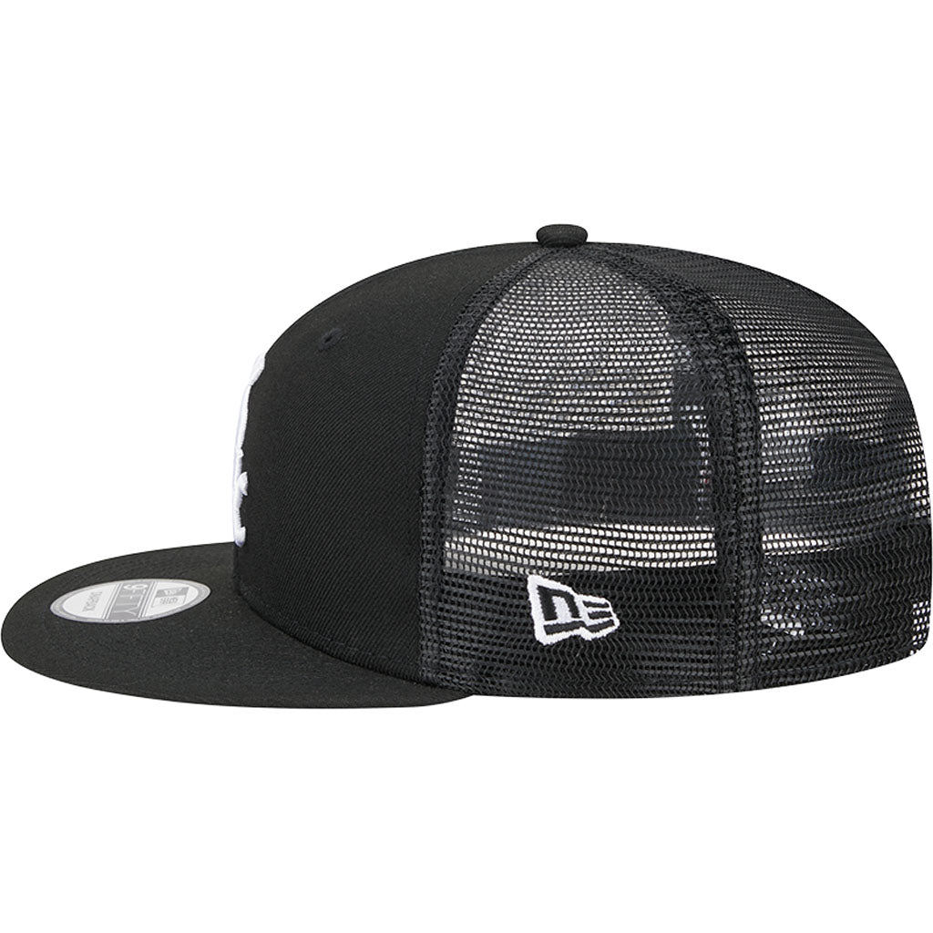 MLB Chicago White Sox New Era OTC Trucker 9FIFTY Snapback Hat - Black
