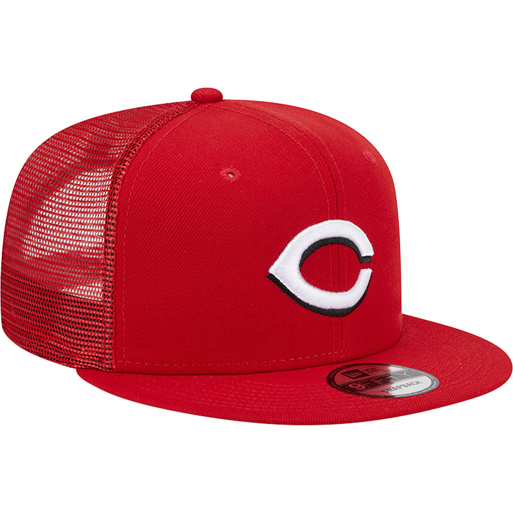 MLB Cincinnati Reds New Era OTC Trucker 9FIFTY Snapback Hat - Red