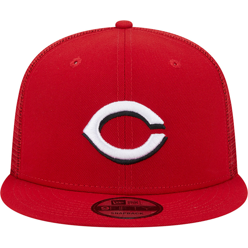 MLB Cincinnati Reds New Era OTC Trucker 9FIFTY Snapback Hat - Red