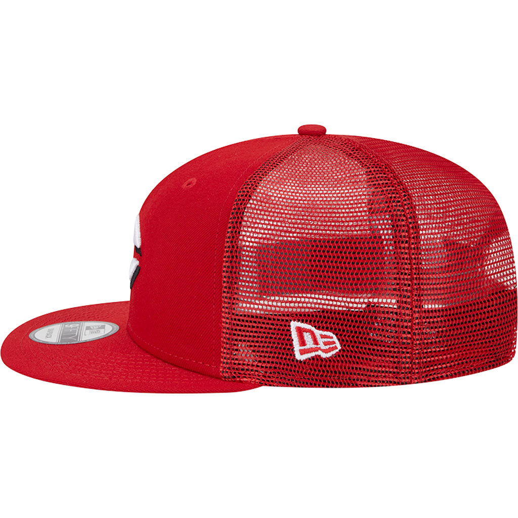 MLB Cincinnati Reds New Era OTC Trucker 9FIFTY Snapback Hat - Red